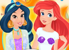 Ariel e Jasmine Prontas para o Verão
